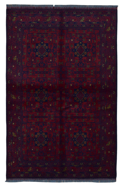 Handknotted deals wool rug 4'2x6