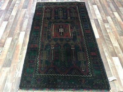 Semi-Antique Persian Baluch Rug 3'8 X 6'4