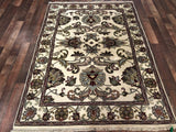 Indian Rug Hand Knotted Oriental Rug Fine Jaipur Oriental Rug 4'2X5'10